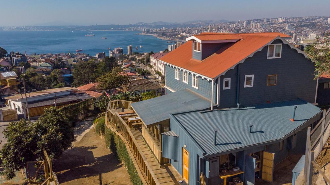 Hotel Faro Azul Valparaiso Cerro Alegre Exteriör bild