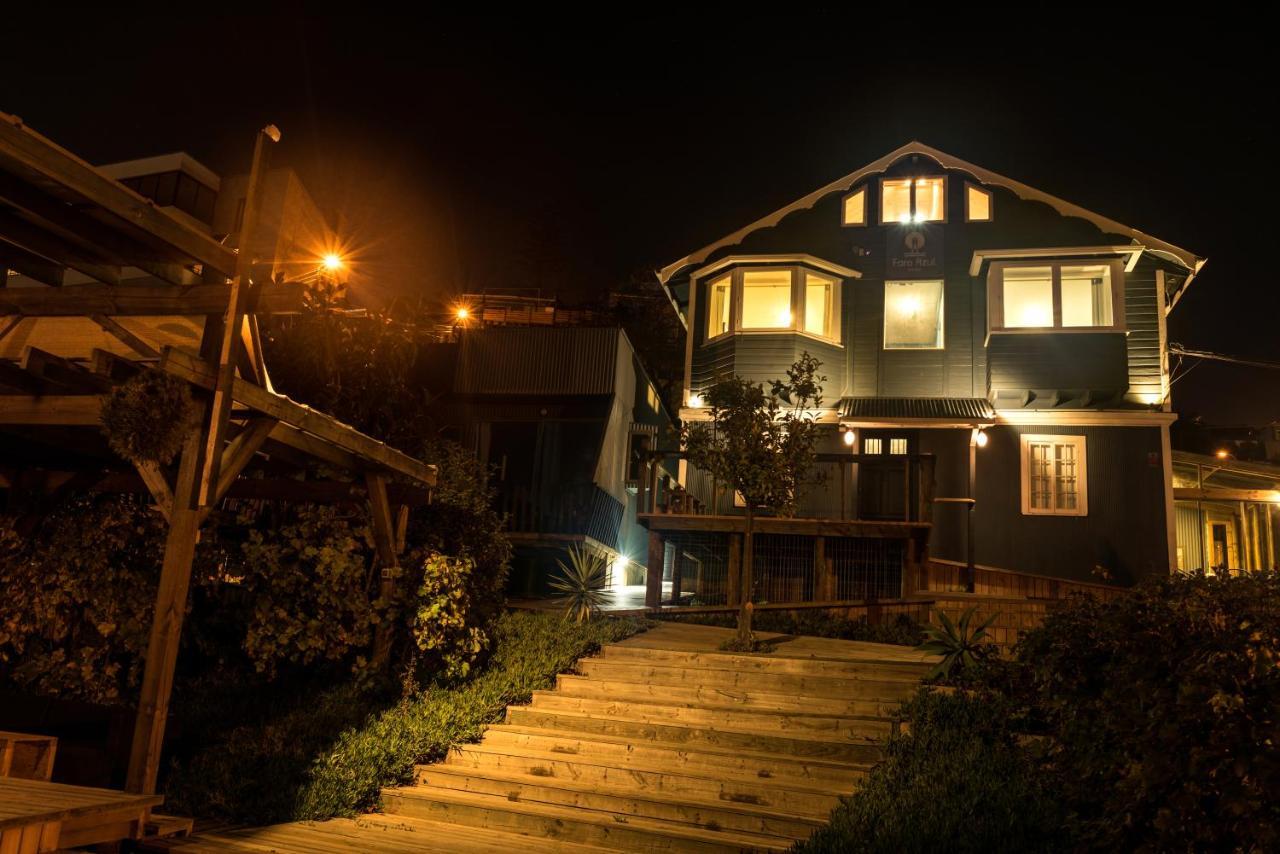 Hotel Faro Azul Valparaiso Cerro Alegre Exteriör bild