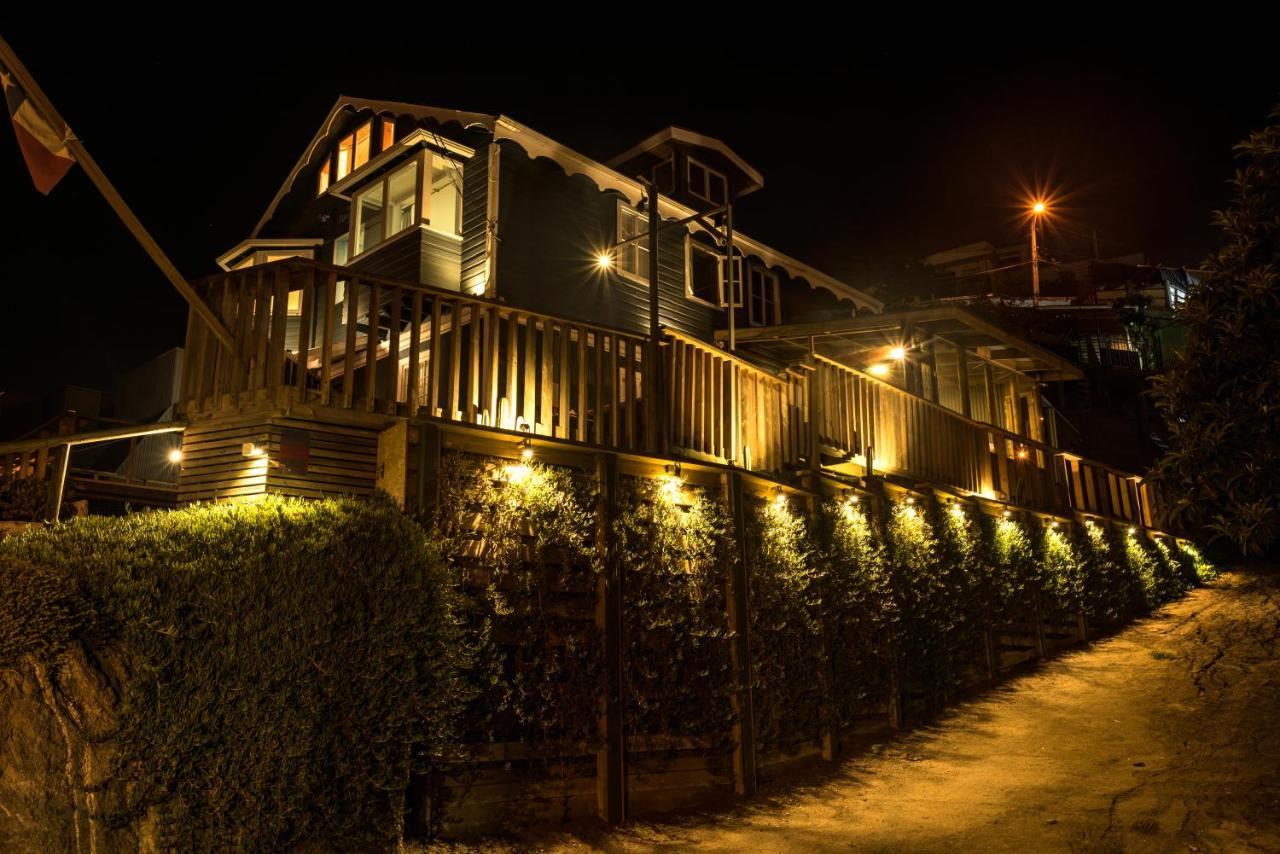 Hotel Faro Azul Valparaiso Cerro Alegre Exteriör bild