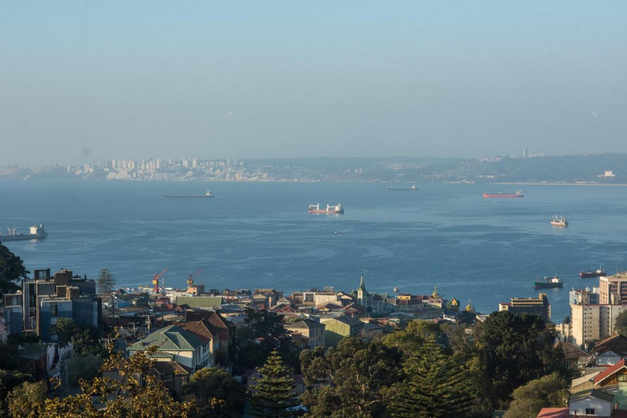 Hotel Faro Azul Valparaiso Cerro Alegre Exteriör bild