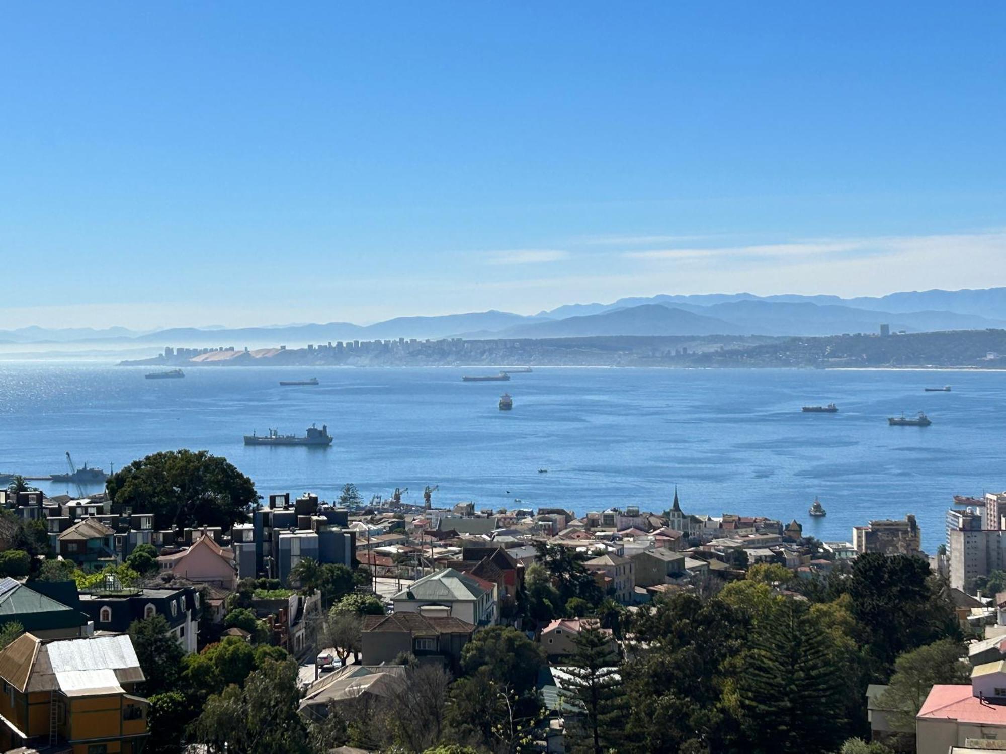 Hotel Faro Azul Valparaiso Cerro Alegre Exteriör bild