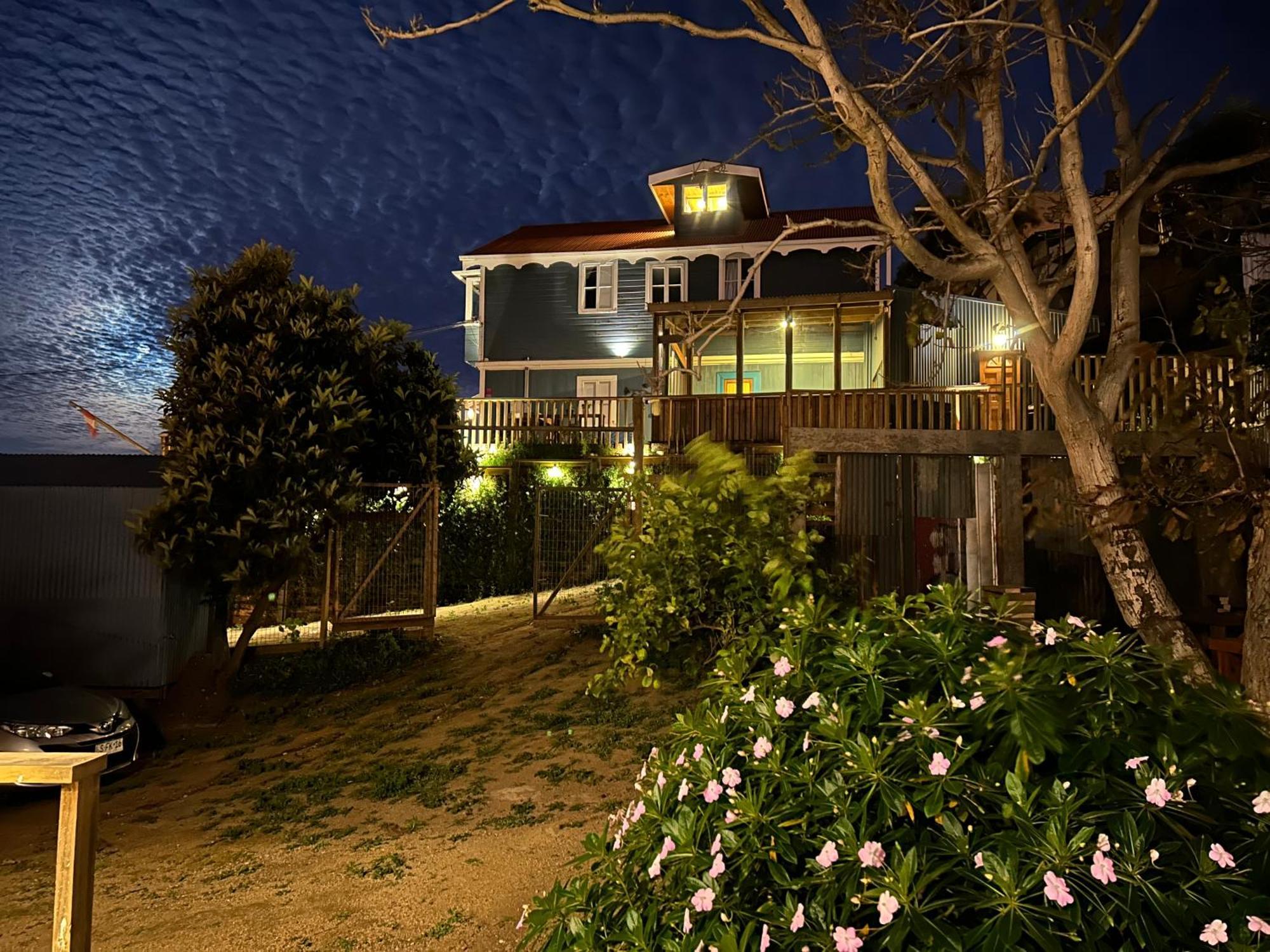 Hotel Faro Azul Valparaiso Cerro Alegre Exteriör bild