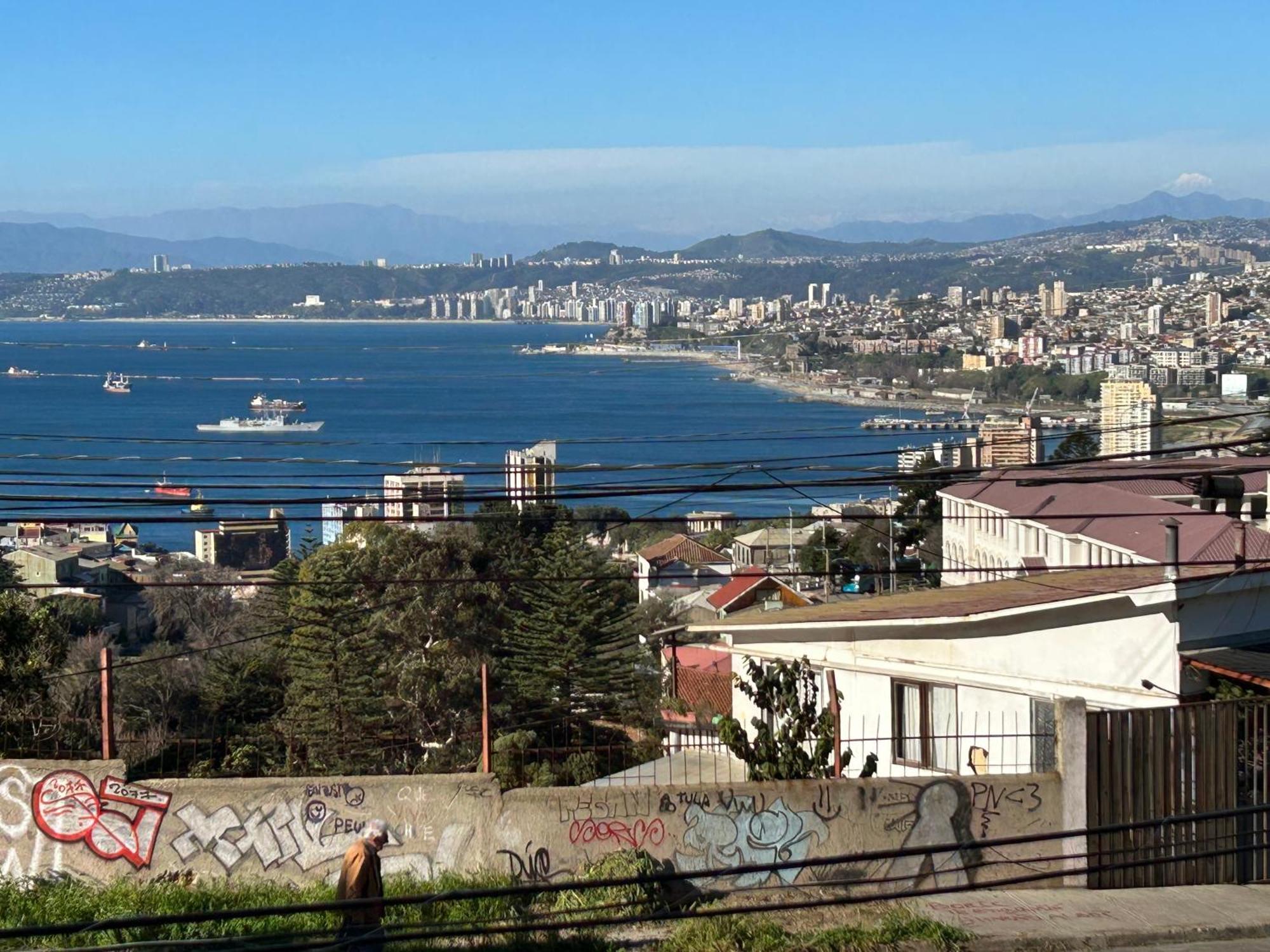 Hotel Faro Azul Valparaiso Cerro Alegre Exteriör bild