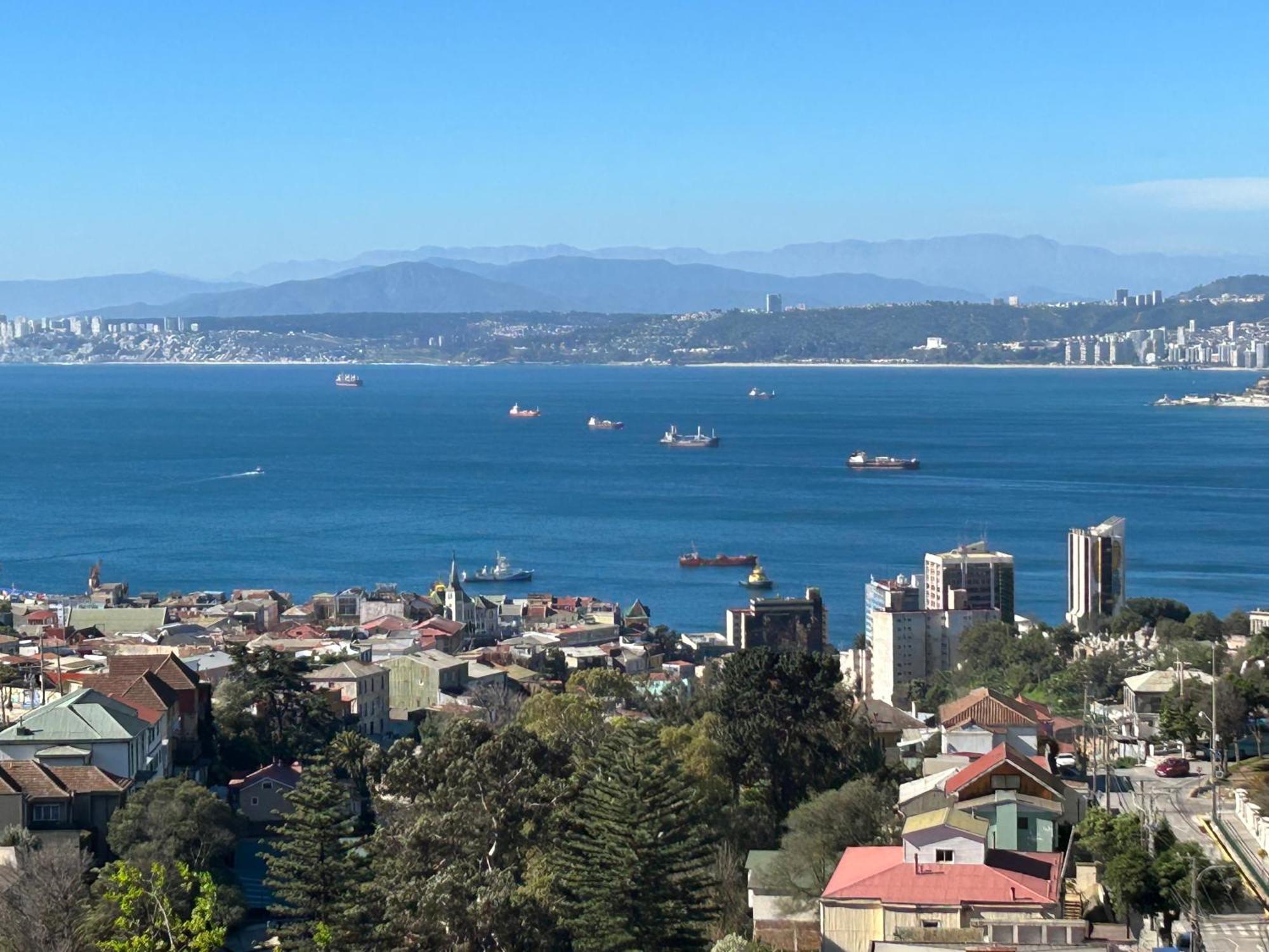 Hotel Faro Azul Valparaiso Cerro Alegre Exteriör bild