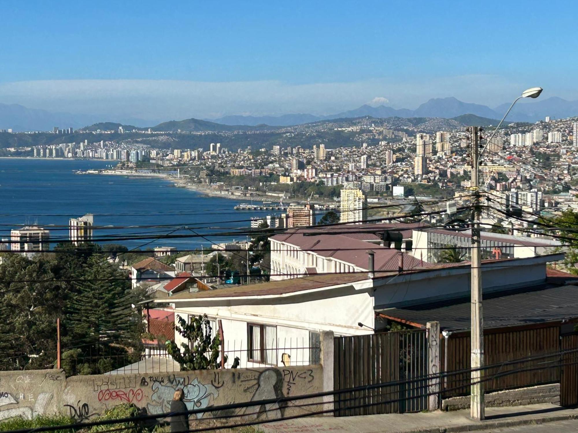 Hotel Faro Azul Valparaiso Cerro Alegre Exteriör bild