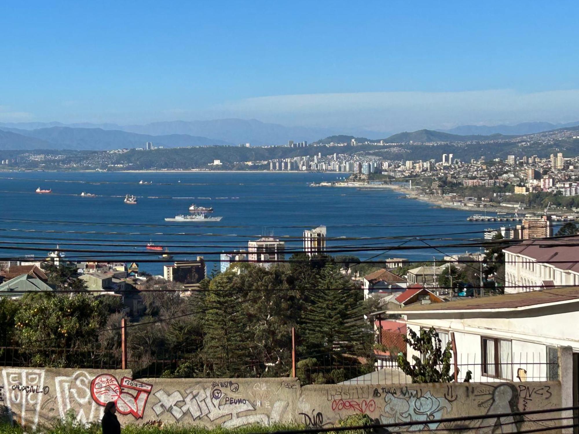 Hotel Faro Azul Valparaiso Cerro Alegre Exteriör bild