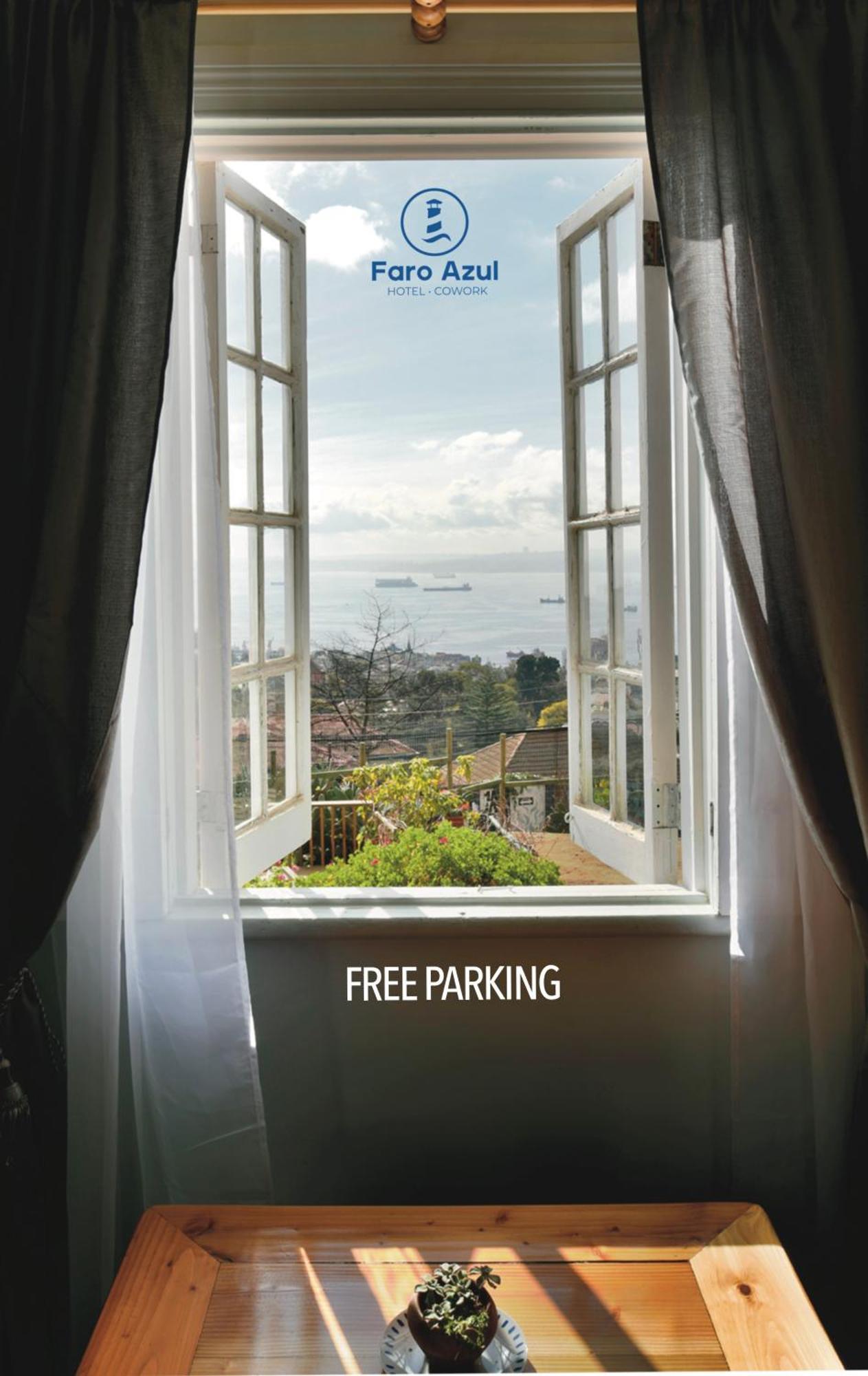 Hotel Faro Azul Valparaiso Cerro Alegre Exteriör bild